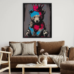 King Teddy - Bear Art