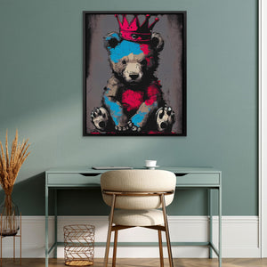 King Teddy - Luxury Wall Art