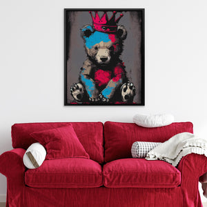 King Teddy - Luxury Wall Art