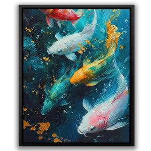 Koi Rainbow - Luxury Wall Art