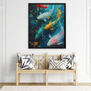 Koi Rainbow - Luxury Wall Art