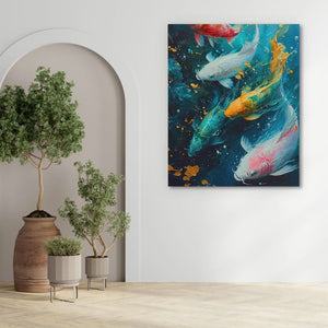 Koi Rainbow - Luxury Wall Art