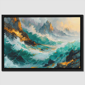 Legendary Waves - Luxury Wall Art