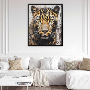 Leopard's Dance - Canvas - Luxury Wall Art