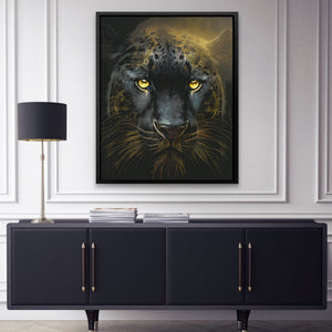 Leopard's Gaze - Luxury Wall Art
