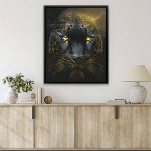 Leopard's Gaze - Luxury Wall Art