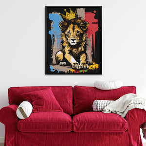 Lion King Cub - Luxury Wall Art