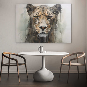 Lioness Heart - Luxury Wall Art