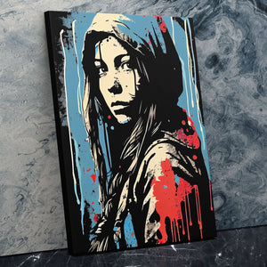 Lost Girl - Banksy Canvas Wall Art