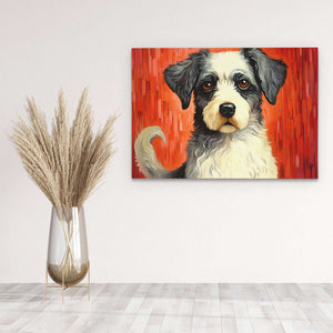 Loyal Woof - Large Canvas Print