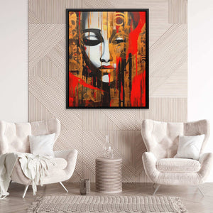 Lustrous Splendor - Gold Wall Art for Bathroom