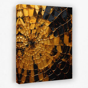 Luxurious Web - Halloween Canvas Wall Art