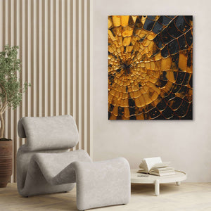 Luxurious Web - Large Abstract Canvas Print