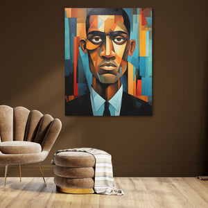 Man in Black - Luxury Wall Art