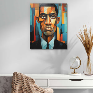 Man in Black - Luxury Wall Art