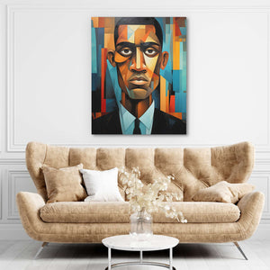Man in Black - Luxury Wall Art