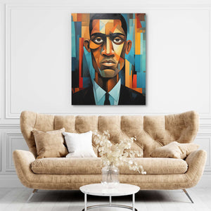 Man in Black - Luxury Wall Art