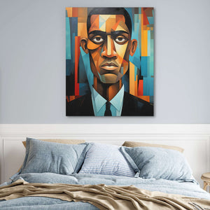 Man in Black - Luxury Wall Art