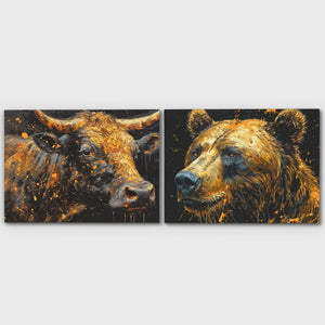 Market Titans - Luxury Wall Art