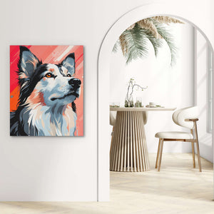 Mesmerized Husky - Luxury Wall Art
