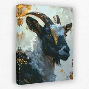 Mighty Mountain Goat - Animals Canvas Wall Art