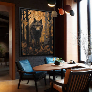 Molten Wolf - Luxury Wall Art