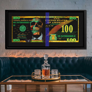 Money Market $100 Bill - Luxury Wall Art