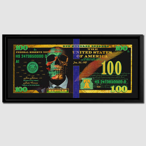 Money Market $100 Bill - Luxury Wall Art