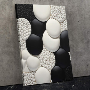 Monochrome Circles - Luxury Wall Art