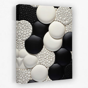 Monochrome Circles - Luxury Wall Art