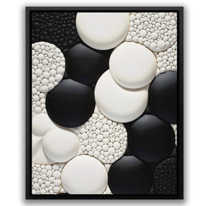 Monochrome Circles - Luxury Wall Art