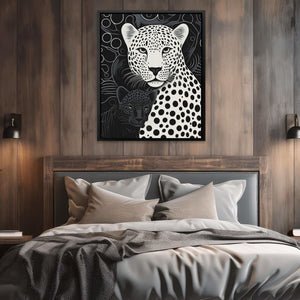 Monochrome Leopards - Luxury Wall Art