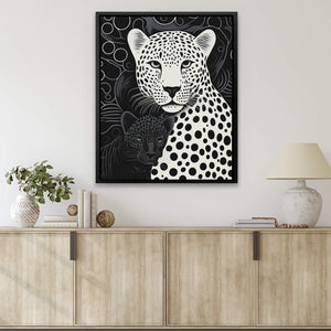 Monochrome Leopards - Luxury Wall Art