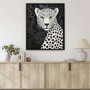 Monochrome Leopards - Luxury Wall Art