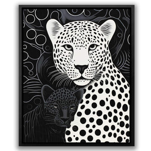 Monochrome Leopards - Luxury Wall Art