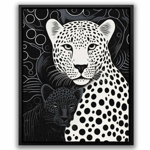 Monochrome Leopards - Luxury Wall Art