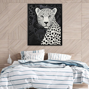 Monochrome Leopards - Luxury Wall Art