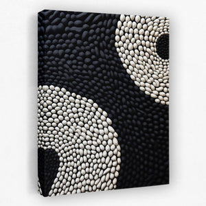Monochrome Waves - Luxury Wall Art