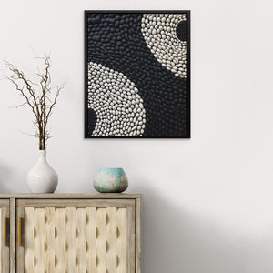 Monochrome Waves - Luxury Wall Art