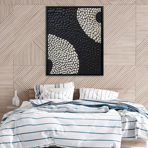 Monochrome Waves - Luxury Wall Art
