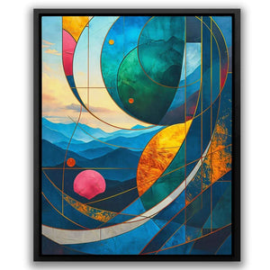 Mountain Window - Landscapes Art for Living Room