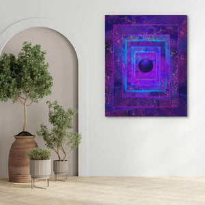 Mysterious Orb - Purple Canvas Print