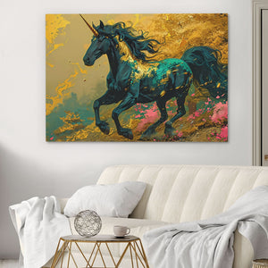 Mystical Unicorn - Large Fantasy Canvas Print