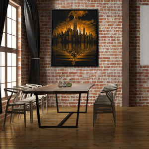 New York Gold Plated - Luxury Wall Art