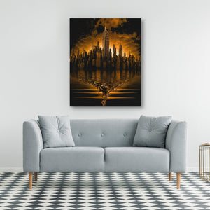 New York Gold Plated - Luxury Wall Art