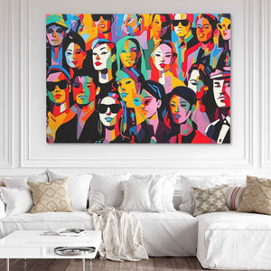 Night at the Club - Canvas Wall Art
