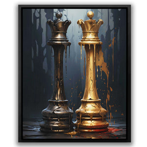 Noble Chess-mates - Wall Art Print