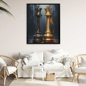 Noble Chess-mates - Luxury Wall Art