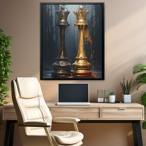 Noble Chess-mates - Luxury Wall Art
