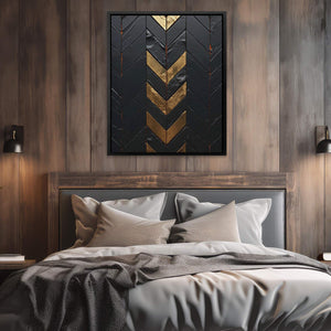 Obsidian Gold - Luxury Wall Art